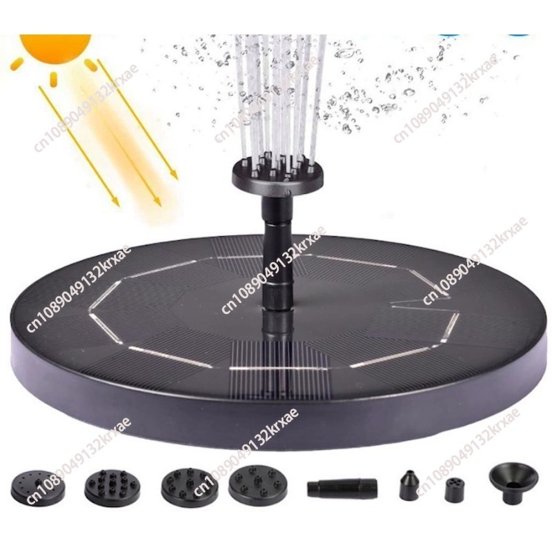 Floating Solar Fountain Water Pump - 1.4/2.5/3.5/4/6W Solar Fountain Rotatable Nozzle Solar-powered