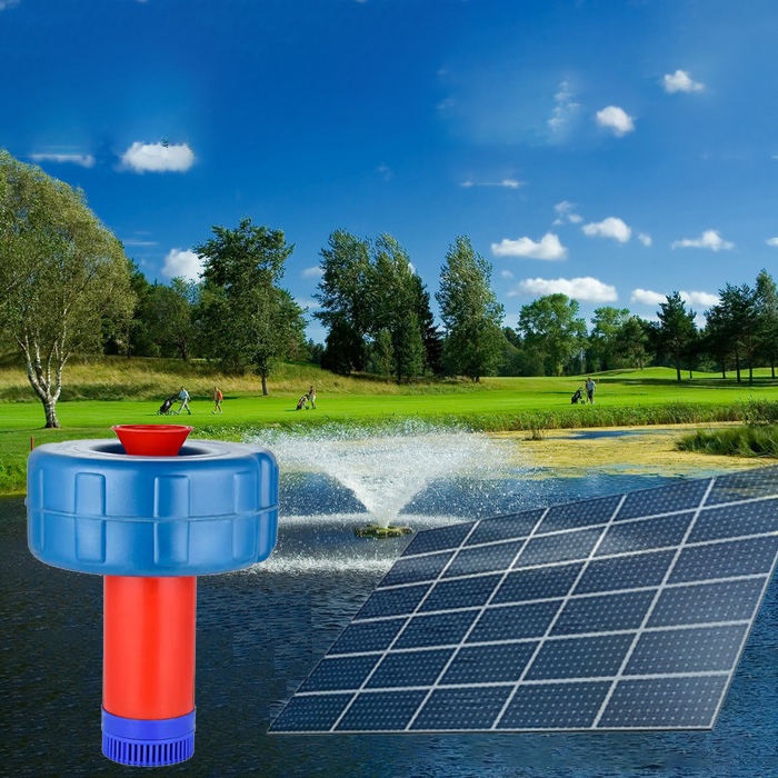 Solar Pond Aerator Oxygen Pump - 3Inch DC 24V 350W Solar Powered