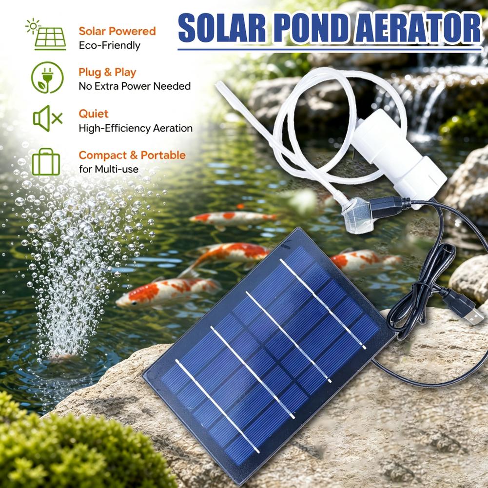 Solar Air Pump Aquarium Oxygen - Solar Pond Aerator Oxygen Pump review and price
