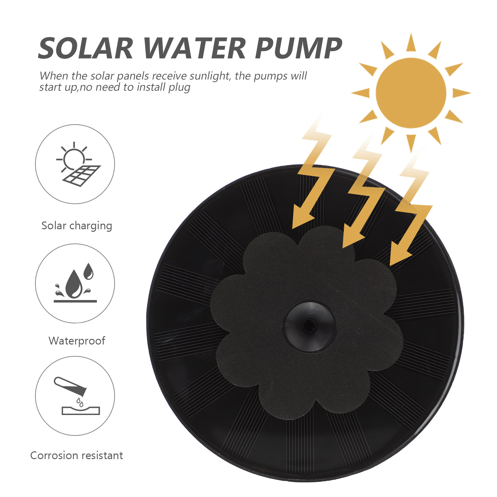 Floating Aerator for Pond Deco - Floating Solar Fountain Water Pump review and price