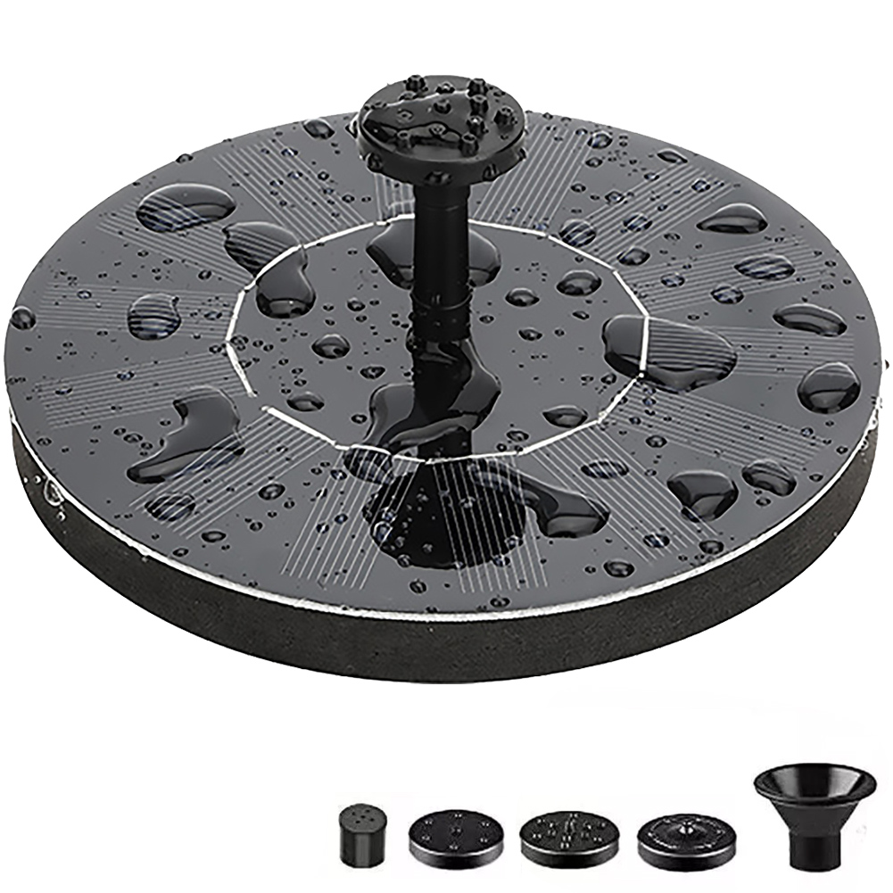 1W Solar Powered Fountain Pump - Floating Solar Fountain Water Pump review and price