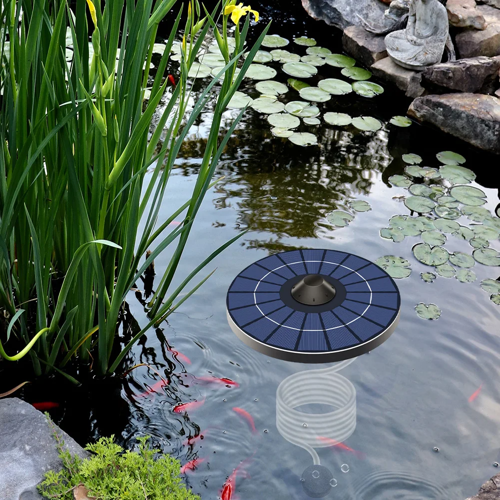 Solar Floating Pond Aerator Po - Solar Pond Aerator Oxygen Pump review and price