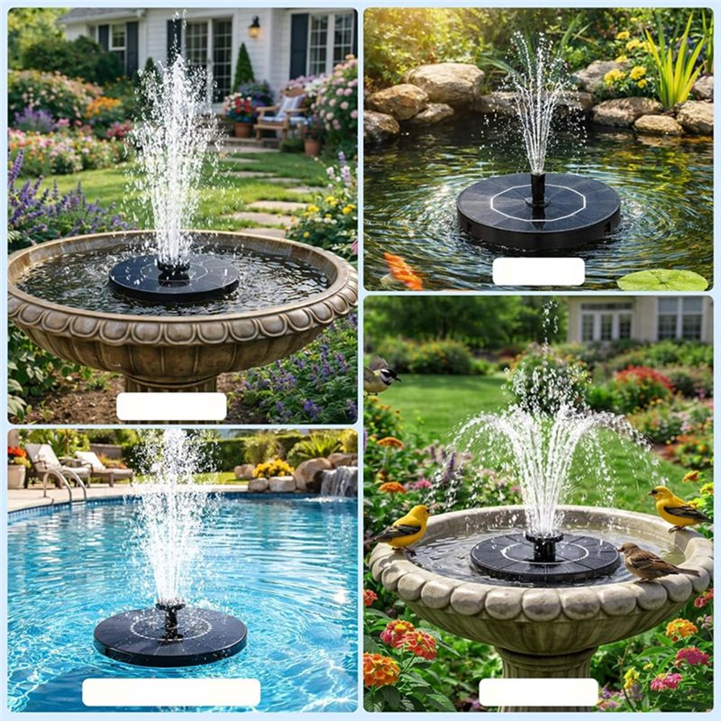 Hot Sale-Solar Fountain Floati - Floating Solar Fountain Water Pump review and price