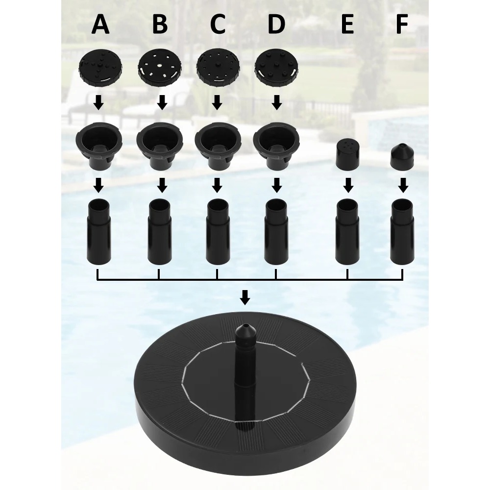 Solar Fountain Pump – Floating - Floating Solar Fountain Water Pump review and price