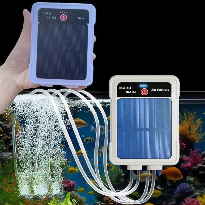 Plug in Charging Fish Tank Oxy - Solar Pond Aerator Oxygen Pump review and price