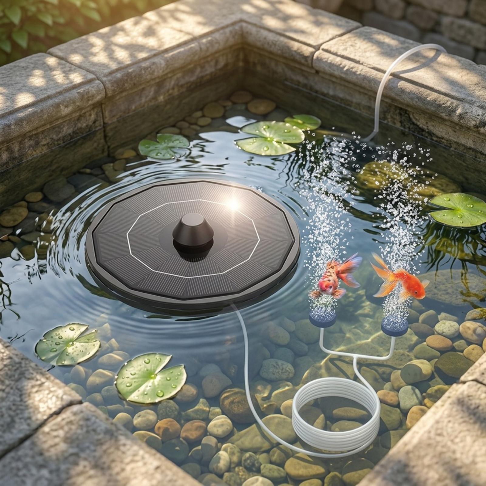 Solar Pond Aerator High-Effici - Solar Pond Aerator Oxygen Pump review and price