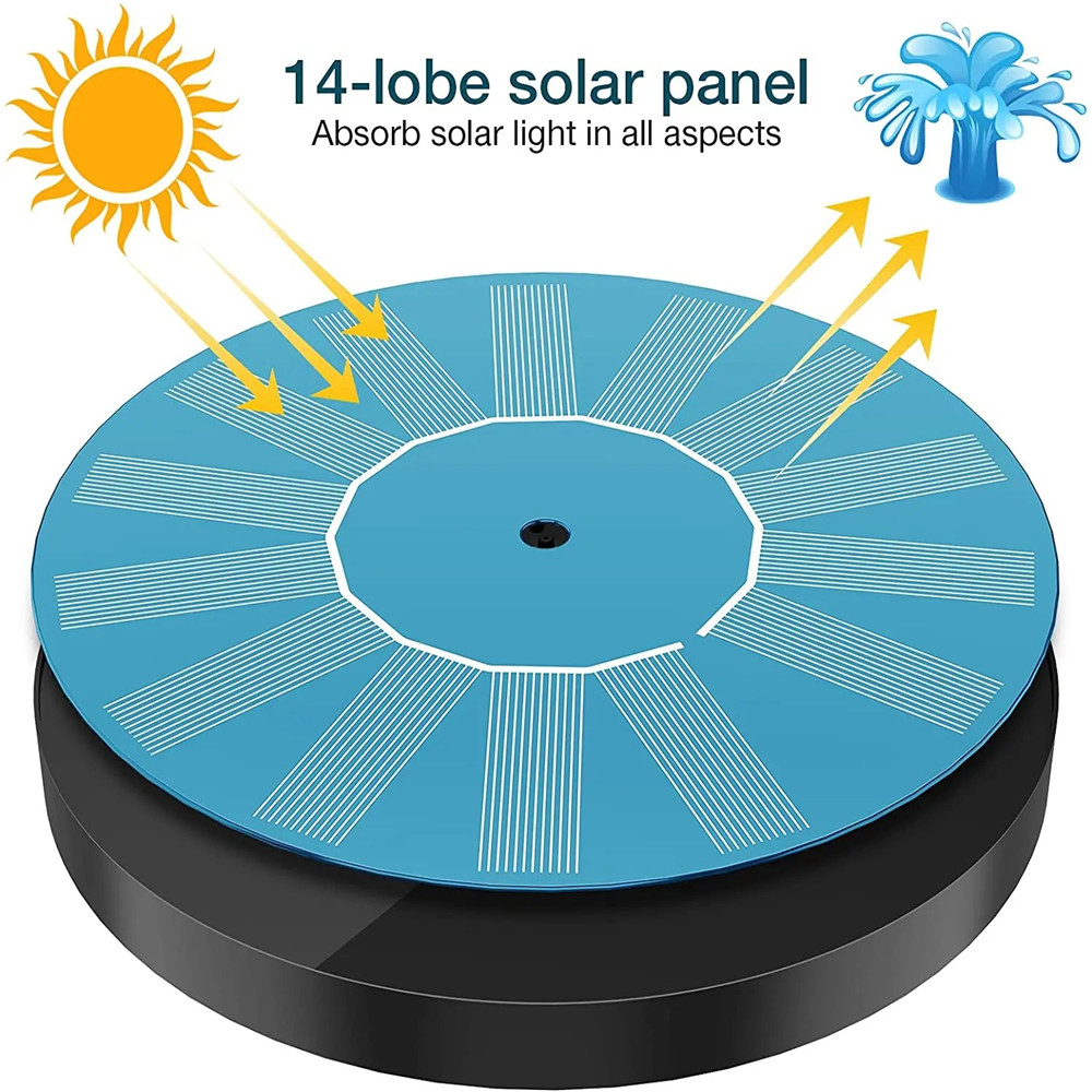 13cm Floating Solar Panel Sola - Floating Solar Fountain Water Pump review and price