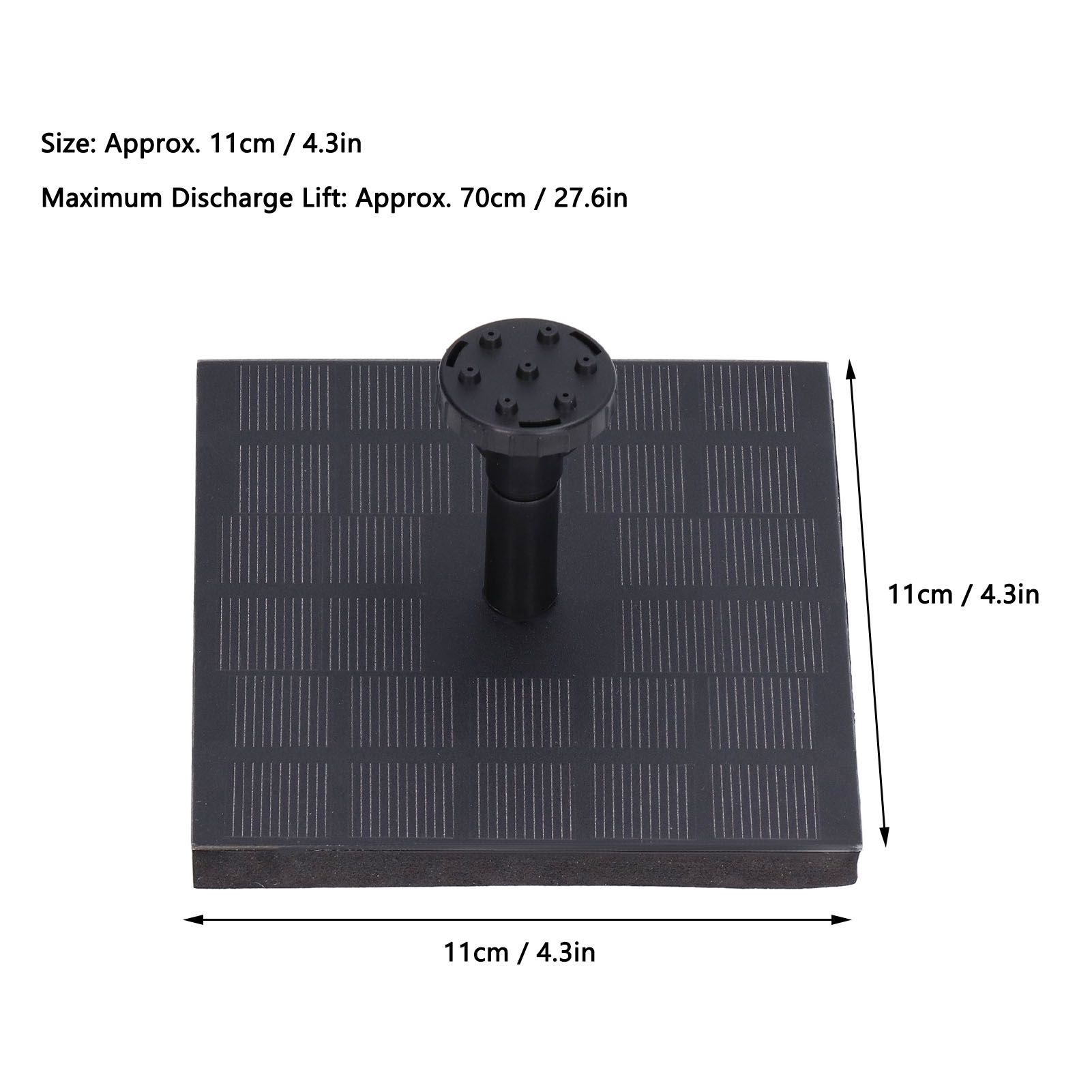 Solar Fountain Kit 7V 1.4W Mon - Floating Solar Fountain Water Pump review and price